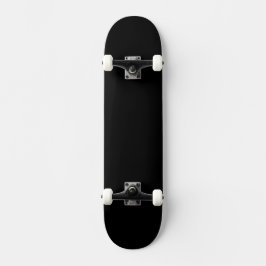 Skateboard Autoridad negra simple®