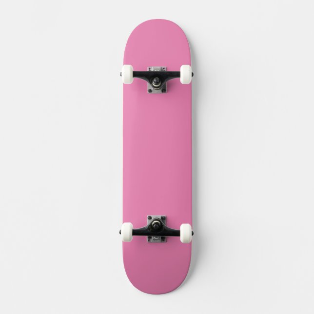 Skateboard Autoridad rosa simple® (Anverso)