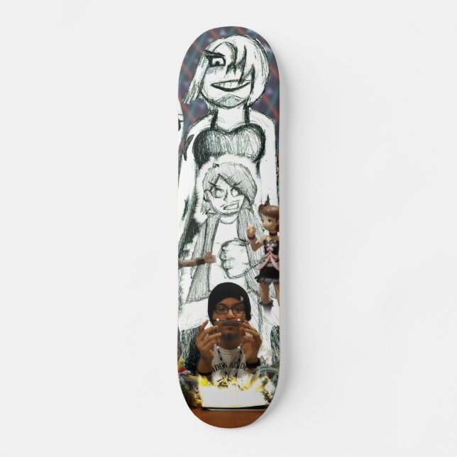 Skateboard Autorretrato (Christopher Saturn) (Anverso)