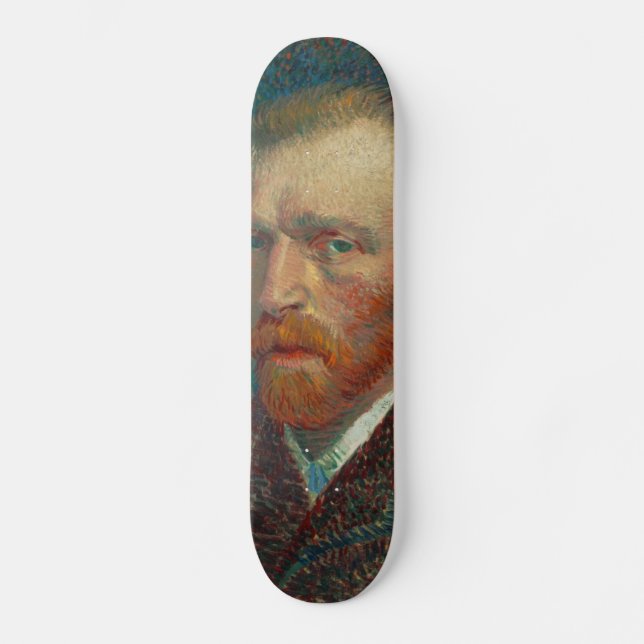 Skateboard Autorretrato de Vincent Van Gogh (Anverso)