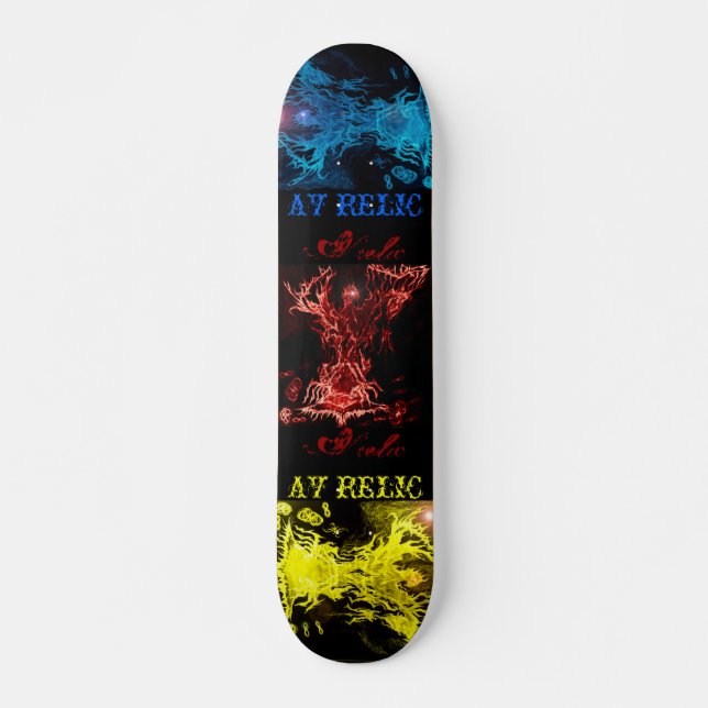 Skateboard AV RELIC SK8 DECK Phoenix Element (Anverso )