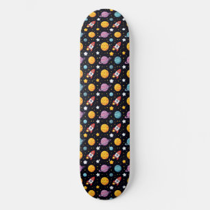 Skateboard Aventura Espacial Colorida