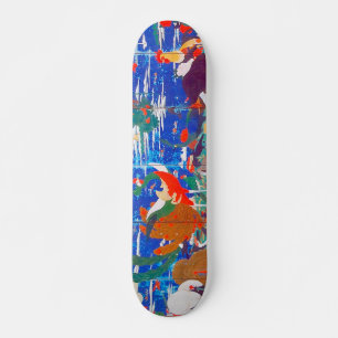 Skateboard Aves, animales y plantas florecientes (izquierda)