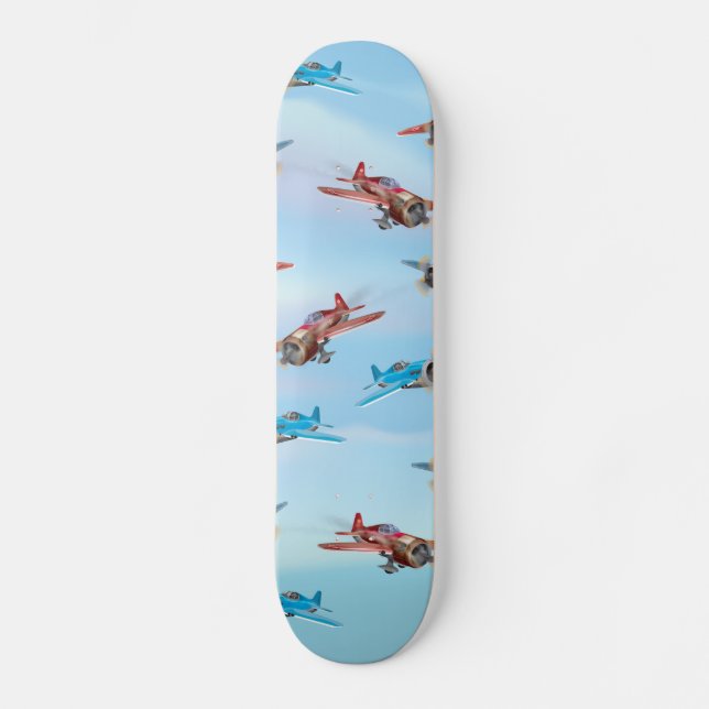 Skateboard Aviones de juguetes (Anverso)