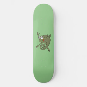 Skateboard Awesome Chameleon