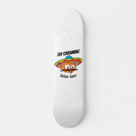 Skateboard ¡AY CARAMBA! Personalizado Cat Señor Gato™ skatebo