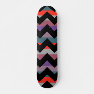 Skateboard Aztec Chevron Zigzag Stripe Pattern 4