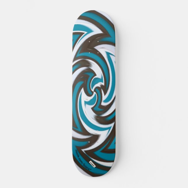Skateboard Azul (Anverso)