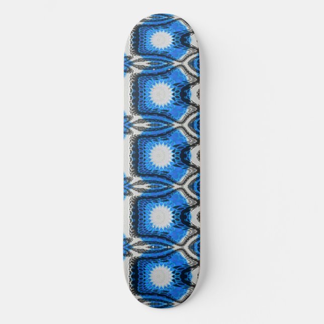 Skateboard Azul atómico (Anverso)