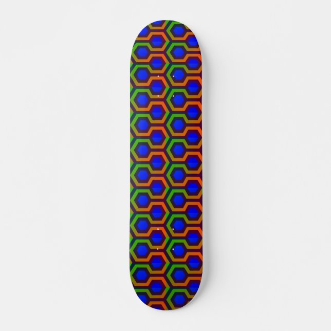 Skateboard Azul brillante (Anverso )