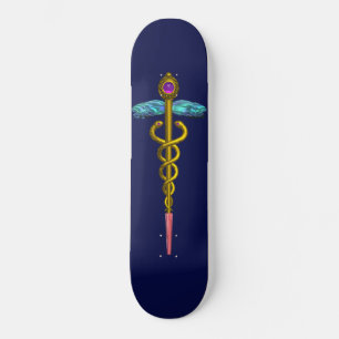 Skateboard Azul CADUCER DE ORO