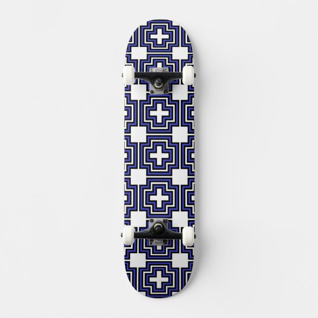 Skateboard Azul de C&S (Anverso)
