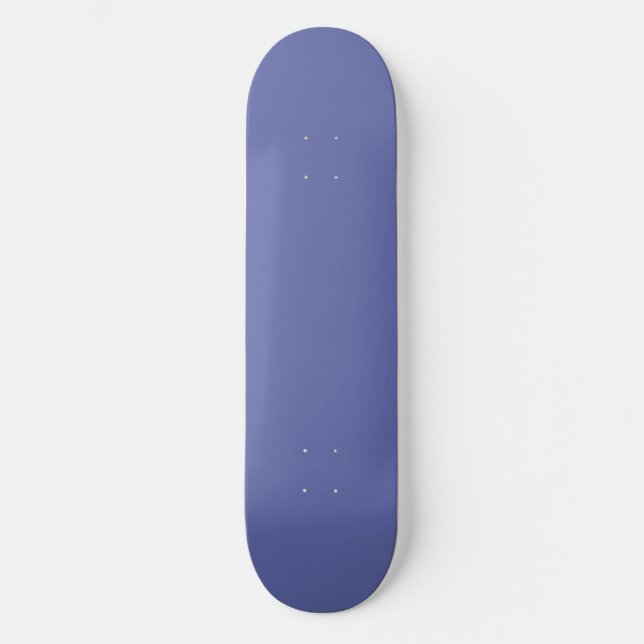 Skateboard Azul de Cachemira (Anverso)
