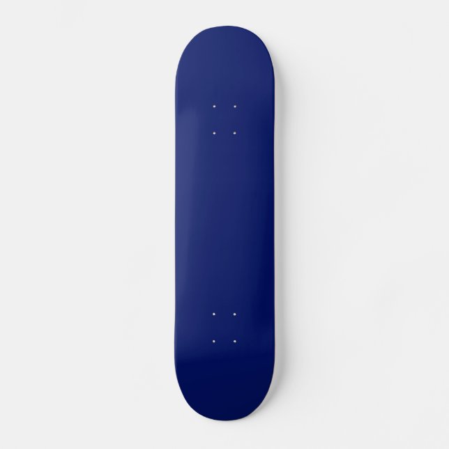 Skateboard azul de la marina sólida (Anverso)