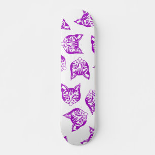 Skateboard Azul del desorden de Mollycat