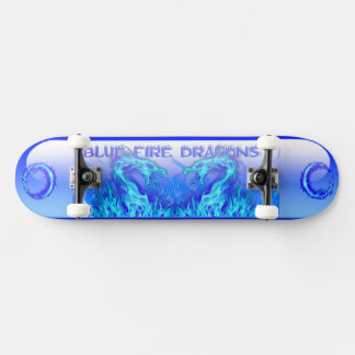 SKATEBOARD AZUL FIRE DRAGONES