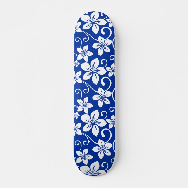 SKATEBOARD AZUL HAWAII (AZUL REAL) (Anverso )