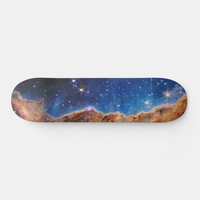 Skateboard Azul/Naranja Carina Nebula | JWST (Horz)