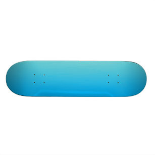 Skateboard Azul Ombre de la aguamarina