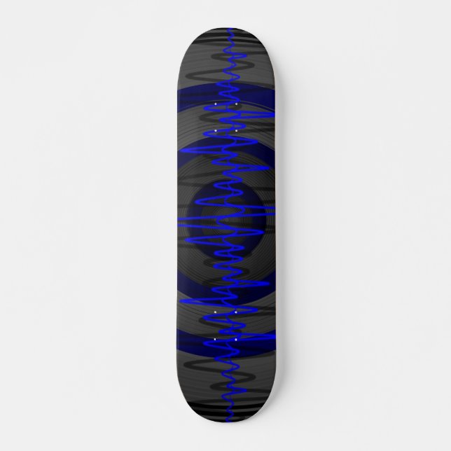 Skateboard azul oscuro (Anverso )