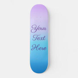 Skateboard Azul pastel de lavanda