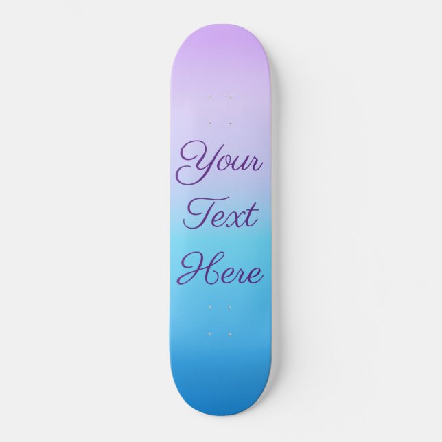Skateboard Azul pastel de lavanda