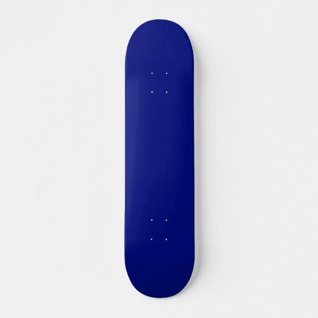 Skateboard Azul profundo sólido (Anverso )