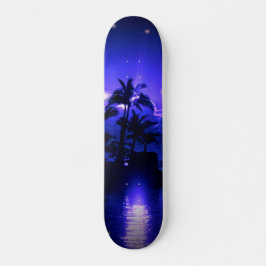 Skateboard Azul tropical