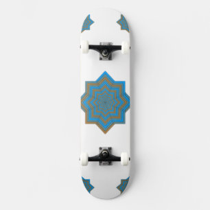 Skateboard Azul y Estrella de Émber