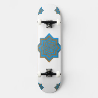 Skateboard Azul y Estrella de Émber