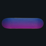 Skateboard Azul y púrpura<br><div class="desc">Cubierta azul y púrpura del tablero del patín</div>