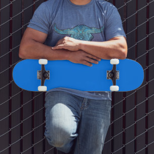 Skateboard Azure Solid Color Personalizar It