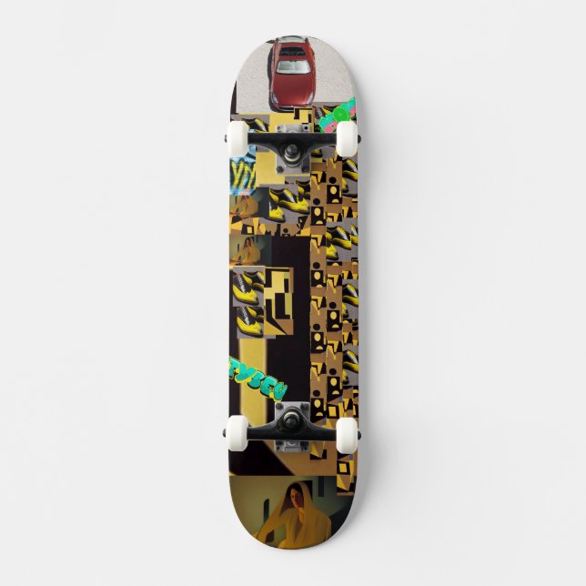Skateboard B27 Caballeros RBR #4 Plaza Amarillo,Tx (Anverso)