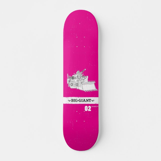 Skateboard B-G_Deck_Magenta2 (Anverso )