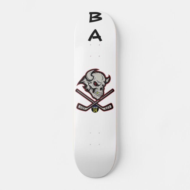 SKATEBOARD BA CROSS BONES (Anverso)