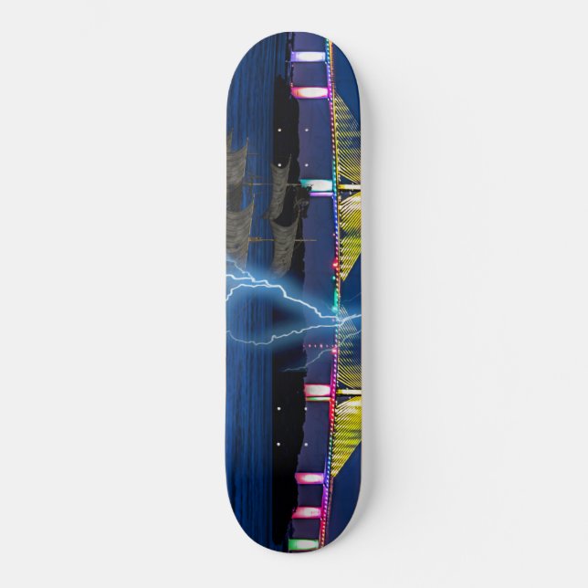 Skateboard Bahía de Pirates (Anverso)