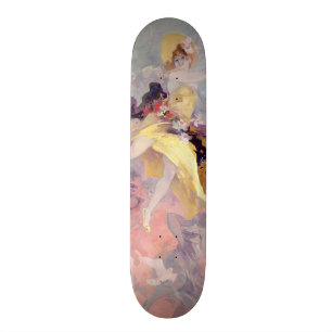 Skateboard Bailarín con una pandereta vasca