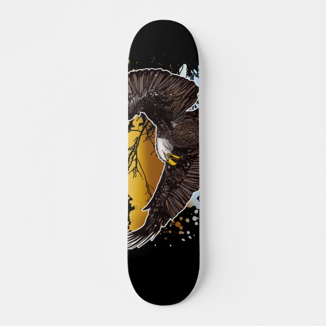 Skateboard Bald Eagle (Anverso )
