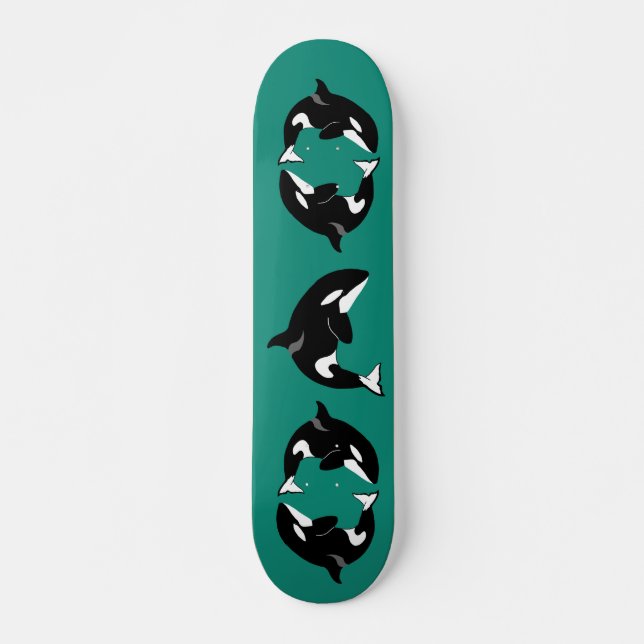 Skateboard Ballena asesina de Orca (Anverso )