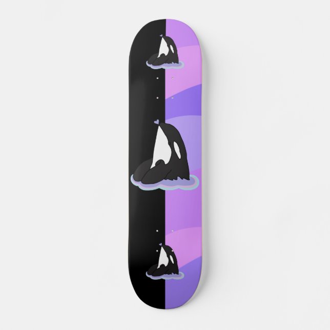 Skateboard Ballena asesina de Orca (Anverso)