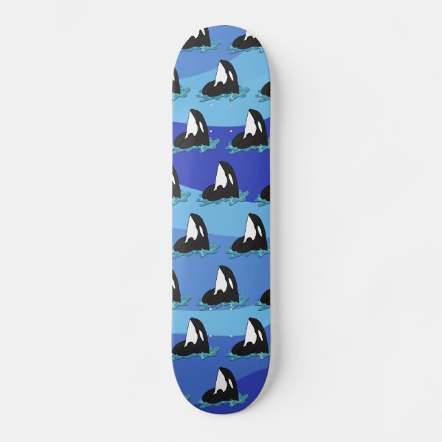 Skateboard Ballena asesina de Orca (Anverso)