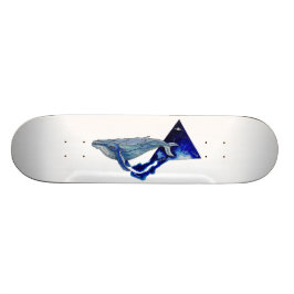 Skateboard ballena del espacio