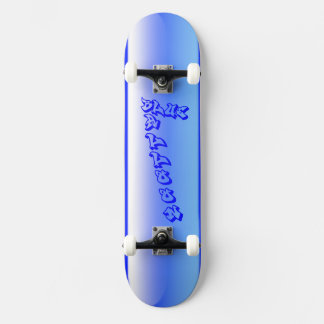 Skateboard Balón azul