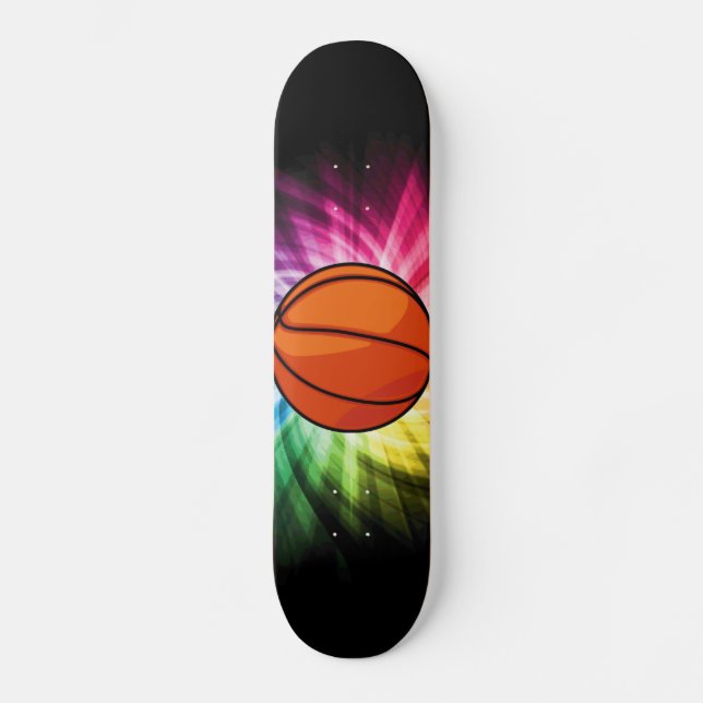 Skateboard Baloncesto; Deporte; arco iris (Anverso)