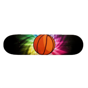 Skateboard Baloncesto; Deporte; arco iris