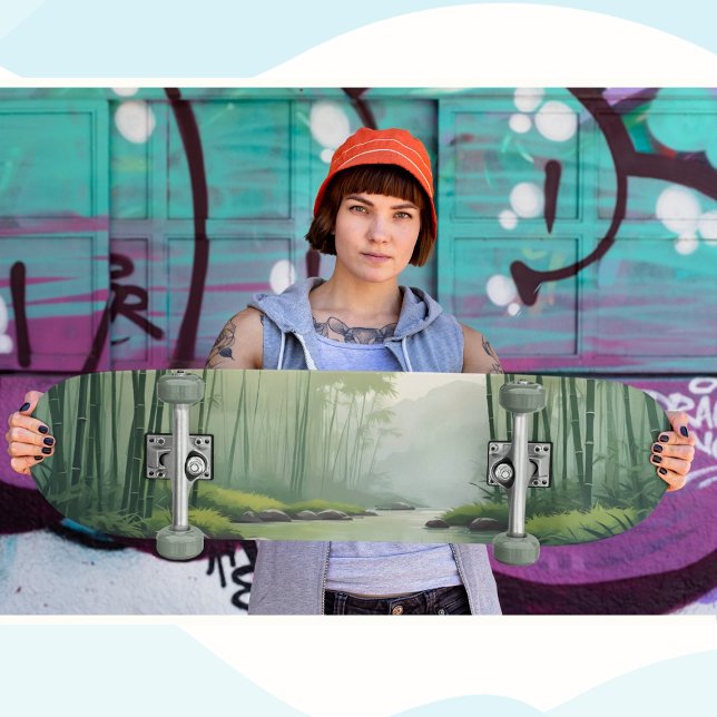 Skateboard Bamboo Forest with River (Subido por el creador)