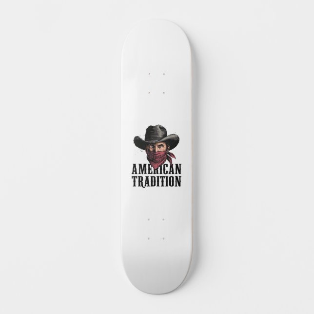 Skateboard Banda Ancha Americana (Anverso)