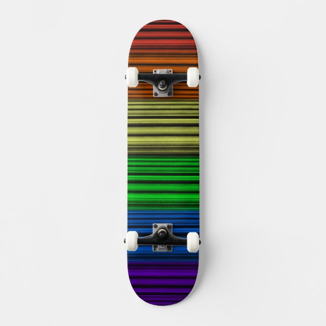Skateboard Banda arco iris (Anverso)