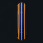 Skateboard Banda azul y Naranja<br><div class="desc">Banda naranja brillante con una franja azul.</div>