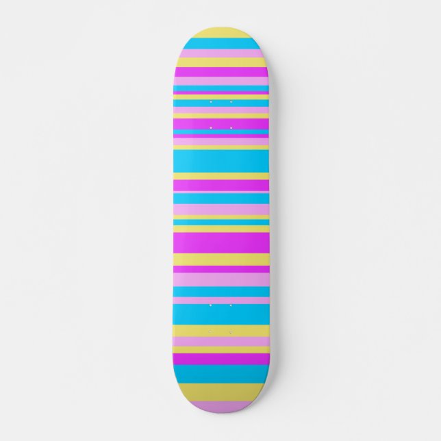 Skateboard Banda multicolor 2 (Anverso )